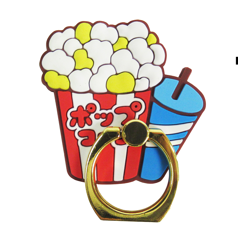 ニューレトロ スマートフォンリング(映画)/ポップコーン